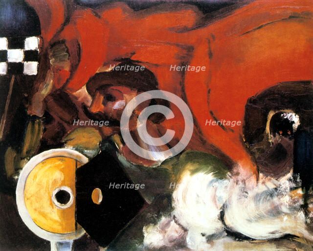 'The Signal', 1915. Artist: Henri Victor Gabriel Le Fauconnier