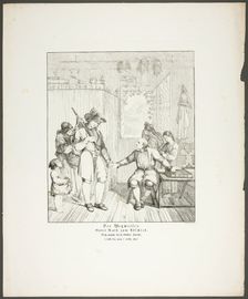 The Signpost, plate ten from Zehn Blätter zu Hebels Alemannischen Gedichten, 1820. Creator: Sophie Reinhard