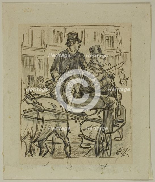 The Sights of Dublin, April 28, 1877. Creator: Charles Samuel Keene.