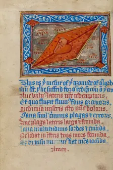 The Side Wound of Christ, about 1480-1490. Creator: Unknown