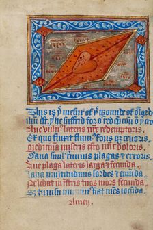 The Side Wound of Christ, about 1480-1490. Creator: Unknown