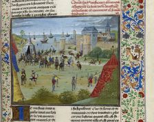 The siege of Mahdia, 1390, ca 1470-1475. Creator: Anonymous