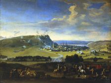The Siege of Namur scene before the final attack, 5 August 1695. Artist: Jan van Huchtenburg