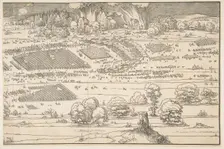 The Siege of a Fortress.n.d. Creator: Albrecht Durer