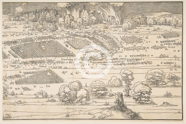 The Siege of a Fortress.n.d. Creator: Albrecht Durer.