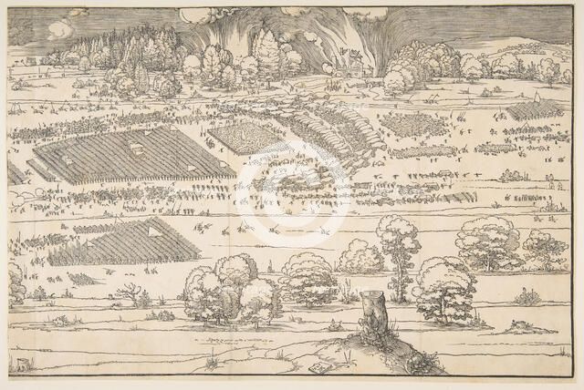 The Siege of a Fortress.n.d. Creator: Albrecht Durer.
