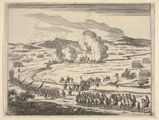 The Siege of Alessandria Begins, from L'Idea di un Principe ed Eroe Cristiano in Francesco..., 1659. Creator: Bartolomeo Fenice