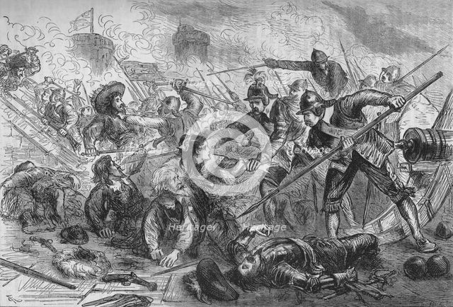 'The Siege of Basing House', c1880. Creator: Unknown.