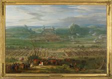 The Siege of Besancon by the Army of Louis XIV in 1674, c1680. Creator: Meulen; Adam Frans; van der (1632-1690)