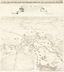 The Siege of Breda [plate 2 of 6], 1627/1628. Creator: Jacques Callot