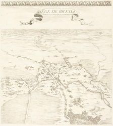 The Siege of Breda [plate 2 of 6], 1627/1628. Creator: Jacques Callot