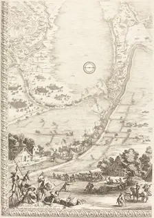 The Siege of Breda [plate 4 of 6], 1627/1628. Creator: Jacques Callot