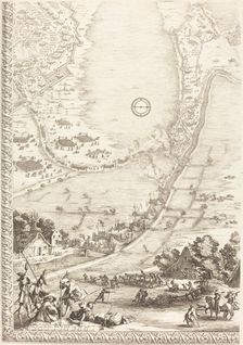 The Siege of Breda [plate 4 of 6], 1627/1628. Creator: Jacques Callot