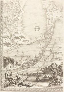 The Siege of Breda [plate 4 of 6], 1627/1628. Creator: Jacques Callot
