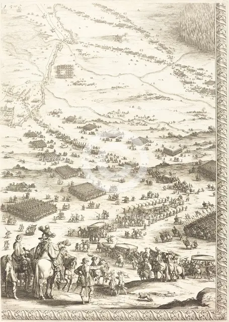 The Siege of Breda [plate 6 of 6], 1627/1628. Creator: Jacques Callot.