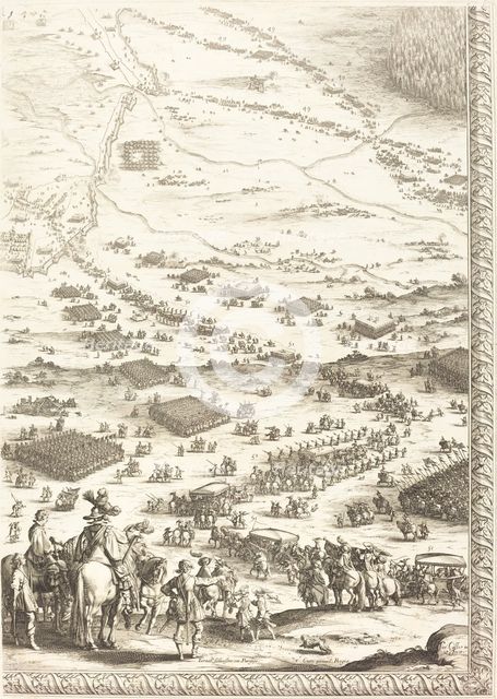 The Siege of Breda [plate 6 of 6], 1627/1628. Creator: Jacques Callot.