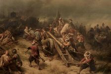 The siege of Breisach, 1638, 1861. Creator: Sell, Christian (1831-1883)