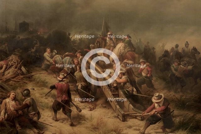 The siege of Breisach, 1638, 1861. Creator: Sell, Christian (1831-1883).