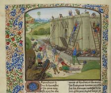 The siege of Brest, 1386, ca 1470-1475. Creator: Anonymous