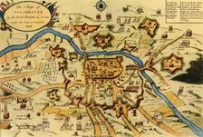 The Siege of Colchester by the Parliament Forces..., 1648 (1944). Creator: W Keymer