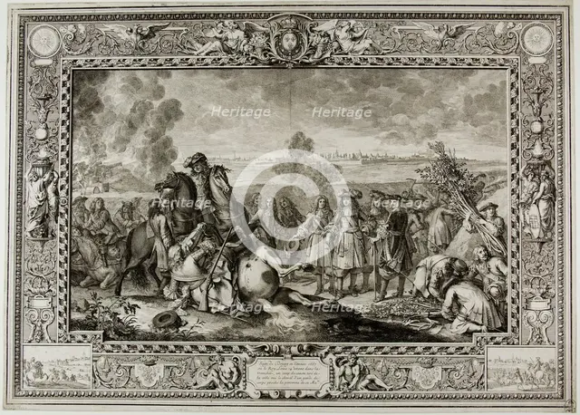 The Siege of Douai of 1667, 1682. Creator: Sebastien Le Clerc.
