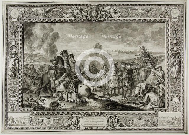 The Siege of Douai of 1667, 1682. Creator: Sebastien Le Clerc.