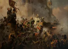 The Siege of Jasna Gora, 1846. Creator: Suchodolski, January (1797-1875)