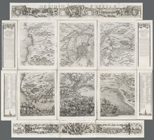 The Siege of La Rochelle, 1628-1630. Creator: Israël Henriet (French, c. 1590-1661); Jacques Callot (French, 1592-1635); Michael Lasne (French, 1590-1667); Abraham Bosse (French, 1602-1676), and