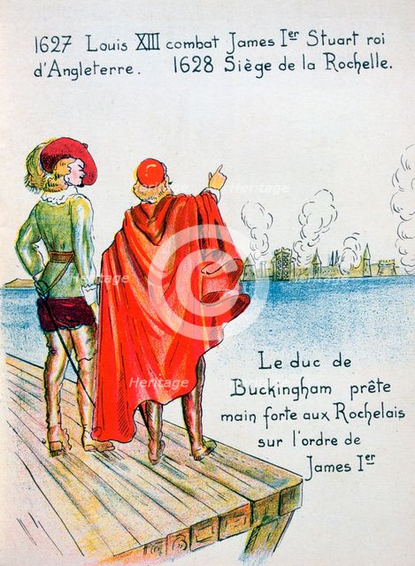 The Siege of La Rochelle, 1628 (20th century). Artist: Unknown