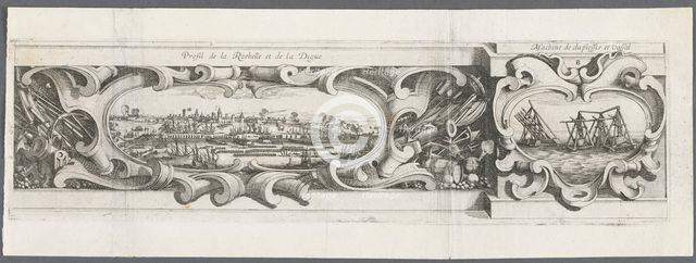 The Siege of La Rochelle: Plate 16, 1628-1630. Creator: Abraham Bosse (French, 1602-1676); Israël Henriet (French, c. 1590-1661), or.