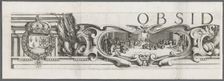 The Siege of La Rochelle: Plate 1, 1628-1630. Creator: Jacques Callot (French, 1592-1635); Abraham Bosse (French, 1602-1676), and