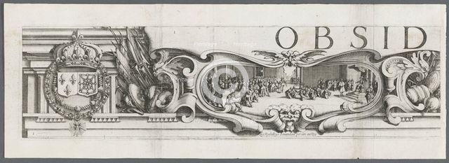 The Siege of La Rochelle: Plate 1, 1628-1630. Creator: Jacques Callot (French, 1592-1635); Abraham Bosse (French, 1602-1676), and.