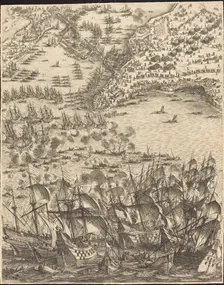 The Siege of La Rochelle [plate 11 of 16; set comprises 1952.8.97-112], 1628/1631. Creator: Jacques Callot