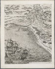 The Siege of La Rochelle: Plate 12, 1628-1630. Creator: Jacques Callot (French, 1592-1635)