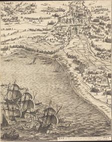 The Siege of La Rochelle [plate 12 of 16; set comprises 1952.8.97-112], 1628/1631. Creator: Jacques Callot