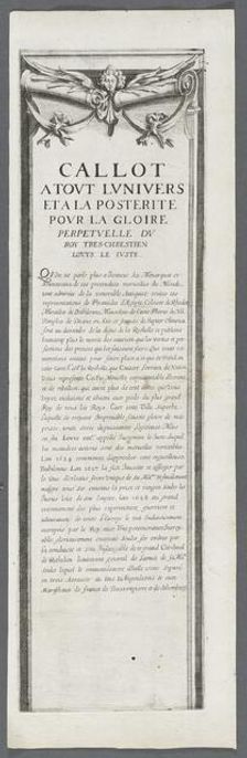 The Siege of La Rochelle: Plate 4, 1628-1630. Creator: Jacques Callot (French, 1592-1635)