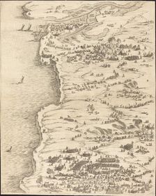 The Siege of La Rochelle [plate 5 of 16; set comprises 1952.8.97-112], 1628/1631. Creator: Jacques Callot