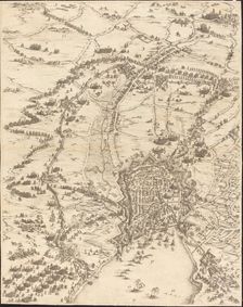 The Siege of La Rochelle [plate 6 of 16; set comprises 1952.8.97-112], 1628/1631. Creator: Jacques Callot