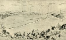 The Siege of Ladysmith, Jan . 1900. View from Bulwana Hill 1900. Creator: George Lynch