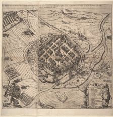 The Siege of Pilsen by Ernst von Mansfeld on 21 November 1618, c1620