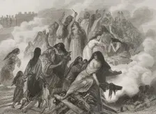 The Siege of Saguntum, Iberian Peninsula, 219 BC, (1852). Creator: Unknown