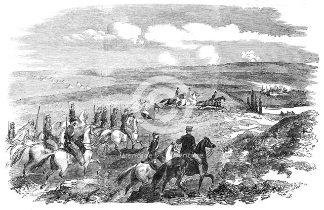 The Siege of Sebastopol - General Canrobert and Escort, 1854. Creator: Unknown.