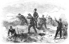 The Siege of Sebastopol - the Rifles in the Trenches, 1854. Creator: Unknown