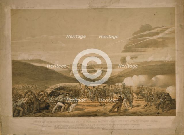 The Siege of Sevastopol, 1854. Artist: Biddulph, Sir Michael Anthony Shrapnel (1823-1904)
