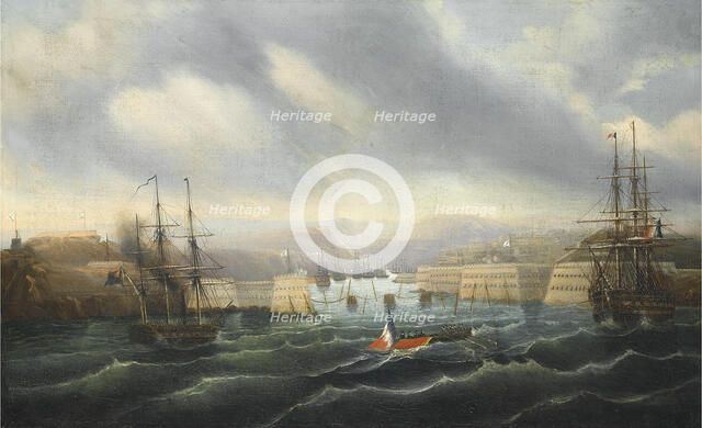 The Siege of Sevastopol, ca 1856-1857. Artist: Durand-Brager, Jean-Baptiste (1814-1879)