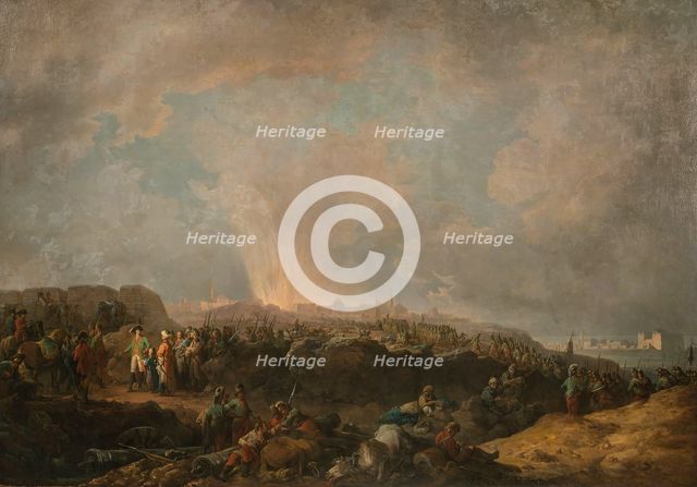 The Siege of the Fortress Ochakov, 1789-1790. Creator: Casanova, Francesco Giuseppe (1727-1802).