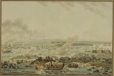 The Siege of the Fortress Ochakov on December 1788, 1788. Creator: Mechel, Christian von (1737-1817)