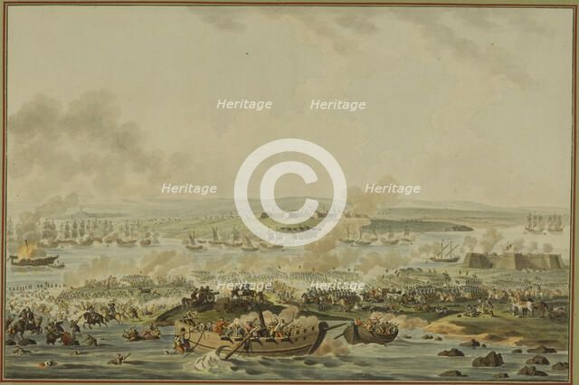 The Siege of the Fortress Ochakov on December 1788, 1788. Creator: Mechel, Christian von (1737-1817).