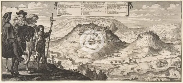 The Siege of the La Motte, in Lorraine, 1636-38. Creator: Abraham Bosse.
