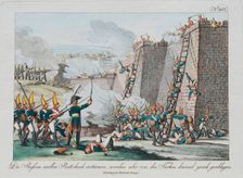 The Siege of the Rutchuk Fortress, c. 1830. Artist: Campe, August Friedrich Andreas (1777-1846)